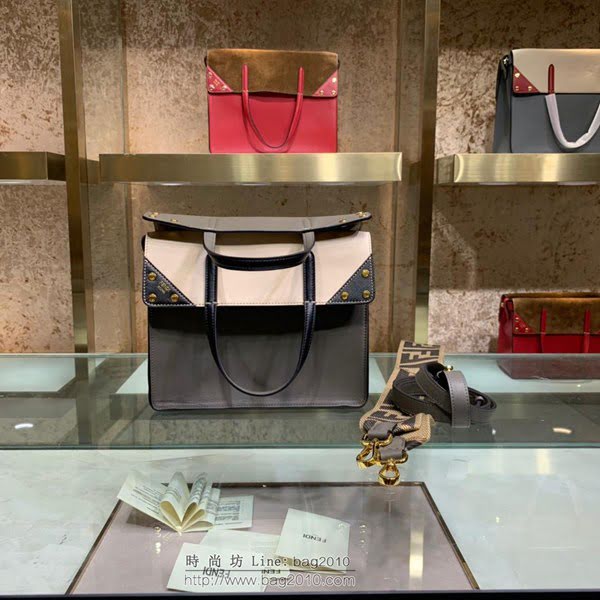 FENDI女包 FENDI FLIP手袋  大號 芬迪手提包 肩背斜挎女包  fdz2211